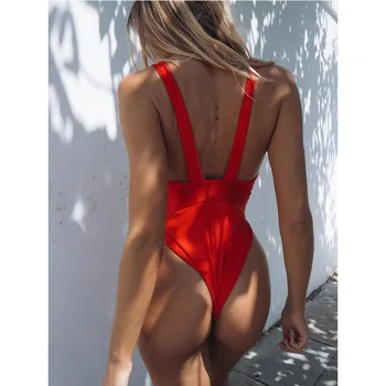 2020 Jaunu Gabals Peldkostīms Sexy Neona Augstas Starām. Peldkostīmi Sieviešu Monokini Bodysuit Beach Peldkostīms Sieviešu Pludmales Valkāt Biquini