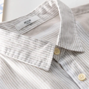 2020. gada Pavasarī un vasarā jaunu svītrainām ikdienas krekls ar garām piedurknēm zīmolu vīriešu veļa, krekli vīriešu modes ērts krekls mens camisa