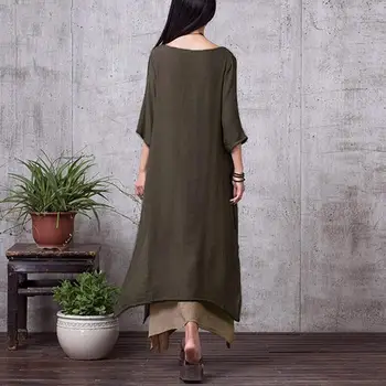 2020. gada Vasaras Kleita Sievietēm Vintage Boho Kleita Plus Izmērs 3XL 4XL 5XL Retro Maxi Kleita Nelegālo Bohēmijas Garas Kleitas, drēbes sieviešu