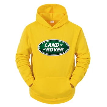 2021Men Kapuci Iespiests Automašīnas Logo Land Rover Kapuci sporta Krekls Vīriešiem+Vīriešu garām Piedurknēm Darbojas Sporta un Fitnesa Pulovers pelēkā vārna Sabiezēt
