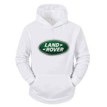 2021Men Kapuci Iespiests Automašīnas Logo Land Rover Kapuci sporta Krekls Vīriešiem+Vīriešu garām Piedurknēm Darbojas Sporta un Fitnesa Pulovers pelēkā vārna Sabiezēt