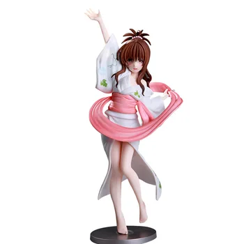 20cm Seksīga Meitene Japānas Anime MĪLĒT Yuuki Mikan Kimono Yukata PVC Rīcības Attēls Rotaļlietu Skaitļi Pieaugušo Kolekciju Modelis Rotaļlietas Lelle Dāvanu