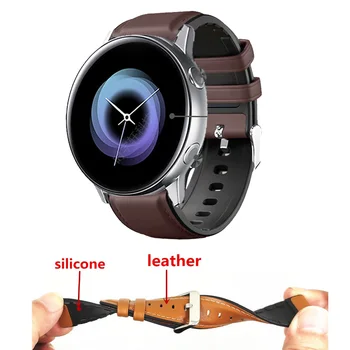 20mm Silikona Joslu Samsung Galaxy Skatīties 42mm Aktīvo 2 40 44mm Rīku S2 Sporta Watchband Siksniņa, Rokassprādze, lai Huami Amazfit