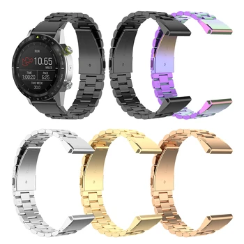 22MM Nerūsējošā Tērauda Watchband par Garmin MARQ/Forerunner945,935/fenix 5 5plus/quatix 5 5 Sapphire Rokas Joslā Smartwatch Siksna