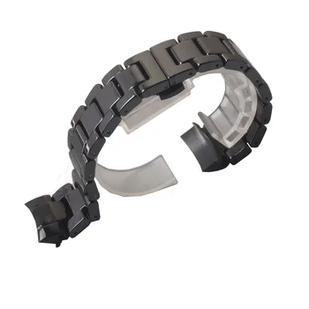 22mm Watchbands atliektiem galiem Īpaša Nerūsējošā tērauda + Keramikas Skatīties joslas siksniņu Rokassprādze nomaiņa Samsung Rīku S3 Robežai