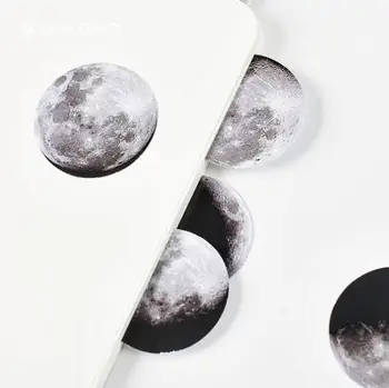 24 pack/daudz Dark Moon Star Dekoratīvās Uzlīmes, Līmi, Uzlīmes DIY Apdare Dienasgrāmata Uzlīmes Kārbas Iepakojumā