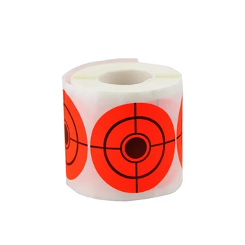 250 Gabali 5cmtarget Uzlīmes, Roll pašlīmējošas Fotografēšanas Papīra Mērķa Roll Fluorescējošā Oranžā