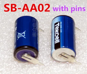 25pcs Jaunu Oriģinālu Jaunu SB-AA02 3.6 V 1/2AA LS14250 ER14250 PLC Litija rezerves Akumulatoru Baterijas ar tapām Bezmaksas Piegāde