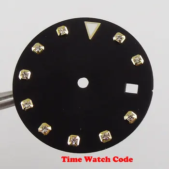 29mm sterilā watch dial daļas, kas derīgas Miyota 8215 82 serise MIngzhu 2183 automātiskā kustības nav logo watch dial nomaiņa