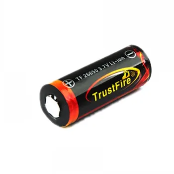 2GAB/DAUDZ TrustFire 26650 3,7 V 5000mAh Augstas Kapacitātes Uzlādējamā Li-ion Baterija Litija Akumulators ar PCB