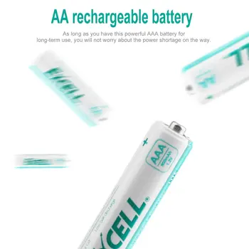 2GAB EXCELL AA Uzlādējamas Baterijas 1,2 V 2400mAH AA Ni-MH Izturīga Zema Sevis Iztukšošanas Uzlādēts Uzlādējamās Baterijas