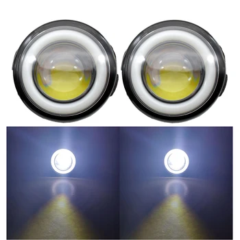 2GAB Super Spilgti LED Miglas lukturi + Angel eye baltu gaismu Nissan Juke F15 Hečbeks 2010 2011 2012 2013