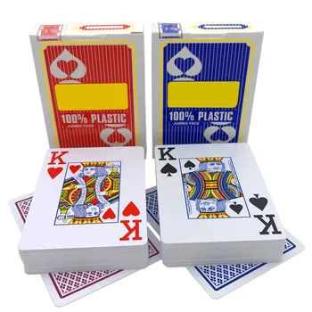 2Sets/Daudz Baccarat Texas Hold ' em Poker Kartes Royal Poker Ūdensizturīgs Matējums Pokerstar Plastmasas Spēļu Kārtis, galda Spēles, 63*88mm