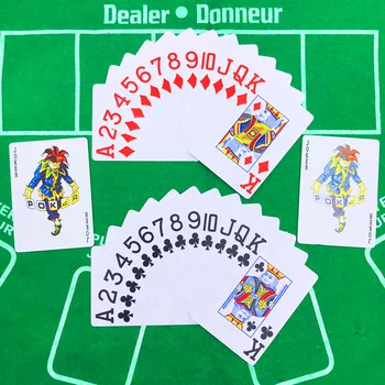 2Sets/Daudz Baccarat Texas Hold ' em Poker Kartes Royal Poker Ūdensizturīgs Matējums Pokerstar Plastmasas Spēļu Kārtis, galda Spēles, 63*88mm