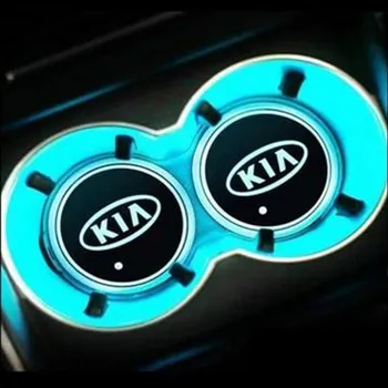 2X Led Auto Logo Kausa Gaismas KIA OPTIMA K5 K2 K3 K7 KX1 KX3 KX5 KX7 CERATO Sorento Rio, sportage 2 3 4 5 XCeed Seltos Piederumu