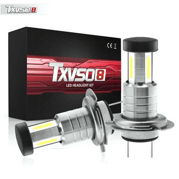 2gab Auto H7 LED Lukturu Spuldzes 110W 30000LM Lukturu Conversion Kit Spuldzes, High/Low Beam 6000K