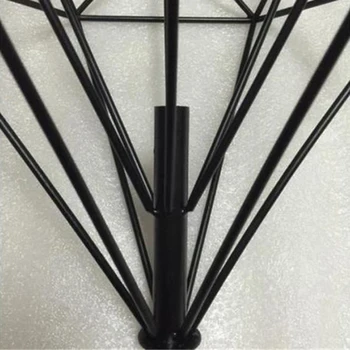 2gab Griestu Vieglās Rūpniecības Būris Formas Diamond Black Lustra Apturēšanu Metāla Dzelzs Armatūra, Virtuves, Koridora