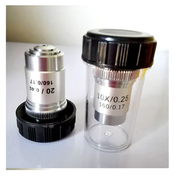 2gab Mikroskopa Objektīvu Lēcas Kaste Plastmasas Objektīva Aizsardzības Gadījumā ar RMS Diegi /Mazo + lielo Mikroskopu piederumi