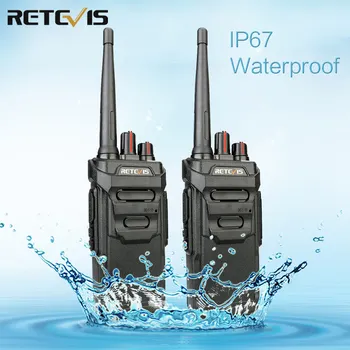 2gab RETEVIS RT48/RT648 IP67 Waterproof Walkie Talkie Peldošās PMR Radio PMR VOX UHF divvirzienu Radio Comunicador Par Baofeng UV-9R