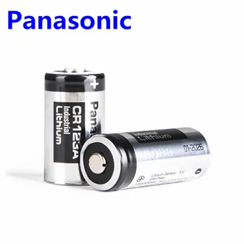 2gab/daudz Oriģinālā Panasonic 123 3 v Litija Arlo Kameras Baterija CR123A CR17345 DL123A EL123A 123A