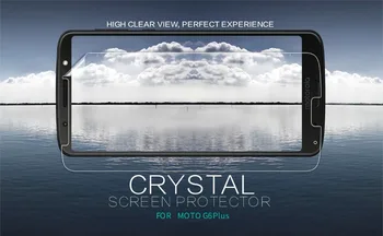 2gab/daudz par Motorola Moto G6 plus NILLKIN Super Clear Anti-pirkstu nospiedumu Aizsargājošu Plēvi VAI Matēts Ekrāna Aizsargs Filmu
