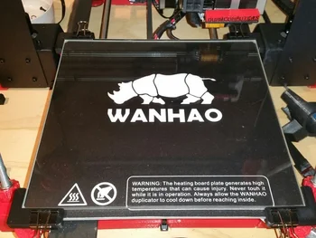 2gab wanhao i3 3D printera rezerves daļas drukāšanas gulta melnā krāsā apsildāmi gulta uzlīme apkures plāksne drukāt uzlīmes veidot plāksnes lentes