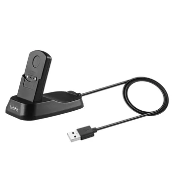 2in1 USB Lādētāja Kabelis Uzlādes Doks, Statīva Turētājs Ticwatch E & Ticwatch S Portatīvo Maksas Stacijas Tālrunis Šūpuļa