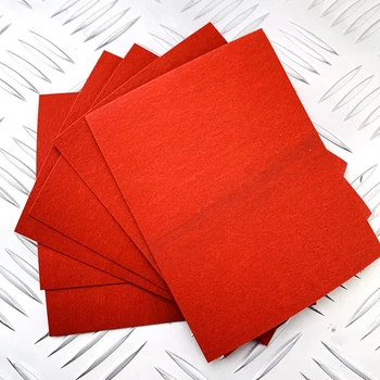 2pc Red Vulkanizētas Fibe Papīra rīkoties ar distances materiāla Pieņemšanas Diy Naža Kātu piederumi, materiāli 120x100x1mm