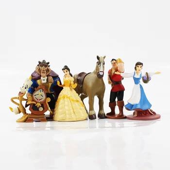3-15cm Miega Skaistums un Zvērs sniegbaltīte un Septiņi Rūķīši Princese, Karaliene, princese ragana Rīcības Attēls modelis Rotaļlietas