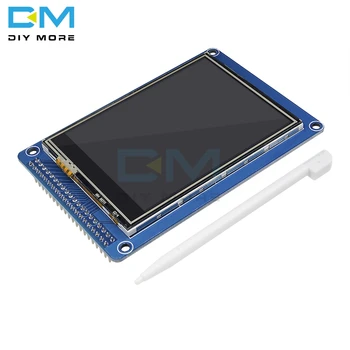 3.2 collu 240x320 RGB TFT LCD Modulis Displejs ar Touch Paneli, SD Kartes, Kā 128x64 LCD ILI9341 Kontrolieris 3.3 V 16 Bitu RGB565 DIY