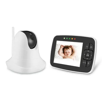 3.5 collu Augstas Izšķirtspējas Bērnu Monitors, ar Infrasarkano Nakts redzamību, Bezvadu Video Mazulis Guļ Monitors ar Remote Camera Pan-Tilt-Zoom