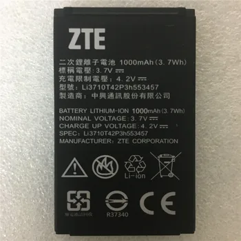 3.7 V 1000mAh Li3710T42P3h553457 mini Akumulatora Augstas Kvalitātes ZTE Rezerves Akumulatoru Nomaiņa