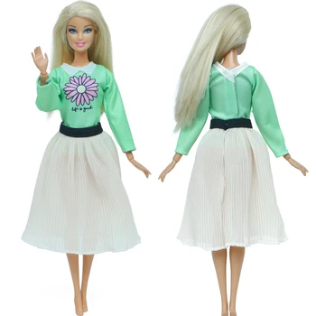 3 Gab. /Komplekts Mix Stilā Lelle Kleita Kāzu Modes Puse Kleita Princese Svārki Apģērbu Barbie Lelle Piederumi DIY Māja Rotaļlietas