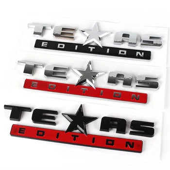 30Pcs ABS Plastmasas Transportlīdzekļa Texas Izdevums Emblēmas Uzlīme Logo Emblēma