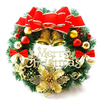 30cm Ziemassvētku Vainags Karājas Kuloni Priecīgus Ziemassvētku Vainags Dāvanas, Sienas, Durvis, Rotājumi, Mājas Dekoru Jaunā Gada Rotājumi ir 2021.