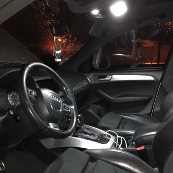 31pcs Canbus LED numura zīmju apgaismojums + ķīlis apgaismojums +reverse spuldzes Interjera dome kartes durvis gaismas Komplekts Audi Q7 4L