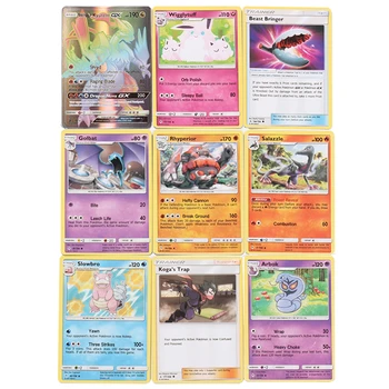 324 Kartes Pokemon Kartes Sun & Moon Zaudēja Pērkons Pastiprinātājs Kaste (iepakojumā 36) Tirdzniecības Kāršu Spēle Kids Kolekcijas Rotaļlietas