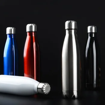 350/500/750/1000ml Double-Sienas, Izolācijas Vakuuma Kolbā, Nerūsējošā Tērauda Ūdens Pudeli BPA Free Termoss Sporta Ūdens Pudeles