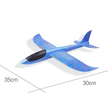 35CM Roku Mest Planieris Lido Lidmašīna Putu Lidmašīnas Rotaļlietas Uzsākt Pildvielas Burbulis Lidmašīnas Modelis DIY Interaktīvās Rotaļlietas Bērniem