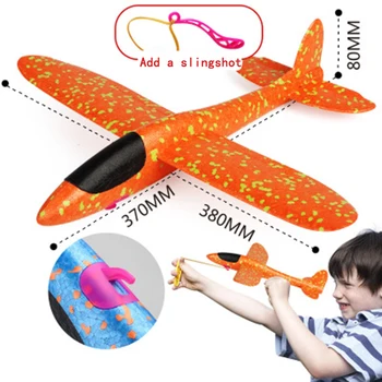 35CM Roku Mest Planieris Lido Lidmašīna Putu Lidmašīnas Rotaļlietas Uzsākt Pildvielas Burbulis Lidmašīnas Modelis DIY Interaktīvās Rotaļlietas Bērniem