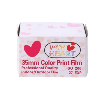 35mm Krāsu Drukas Filmu 135 Formāta Kameru Lomo Holga Veltīta ISO 200 27EXP
