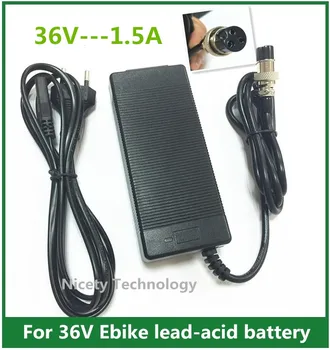 36 1.5 Voltu Svina-skābes Akumulatoru Lādētāju Elektrisko Motorollera Velosipēdu 36V Mini Kabatas Skuvekli