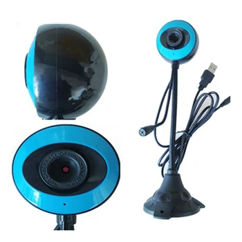 360 Grādu Kameru, 480p, USB Kameras Grozāms Video Ierakstīšana Web Kamera Ar Mikrofonu, Lai PC Datoru Papildierīces USB2.0