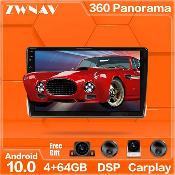 360 Kameras Android 10 sistēmas, Auto Multimediju Atskaņotājs, Toyota Vēlas 2009. - 2012. gadam GPS Navi Radio stereo IPS skārienjutīgais ekrāns, galvas vienības