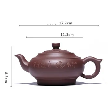 370ML Yixing Tējkanna Zisha Roku darbs Kung Fu Tējkanna Nosūtīt Dāvanu Kastē Radošo Teaware