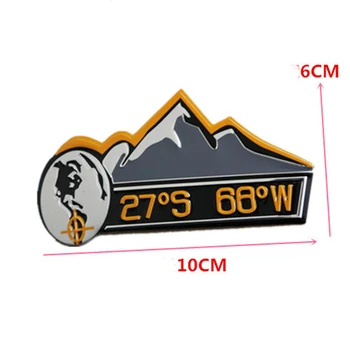 3D 4X4 Kalnu Ceļu Sacīkšu Auto Emblēmas Uzlīme Par Chevrolet Aveo Cruze Opel Insignia Ssangyong kyron rexton Honda Accord CRV