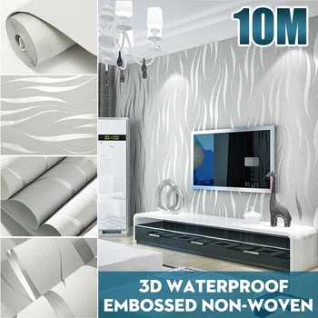 3D Gofrēts Tapetes Roll Mirdzēt Ietekmi Dzīvojamā Istaba Guļamistaba Sienas Dekori DIY pašlīmējošas Ūdensizturīgs Sienas Uzlīmes Rotājumi
