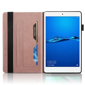 3D Koka Izkalt Gadījumā Huawei MediaPad M5 Lite 10 BAH2-L09 BAH2-W09 10.1