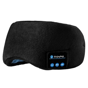3D Miega Acu Maska Segtu Bezvadu Bluetooth V5.0 Miega Austiņas Zvanot Portatīvo Akls Ceļojumu Eyepatches