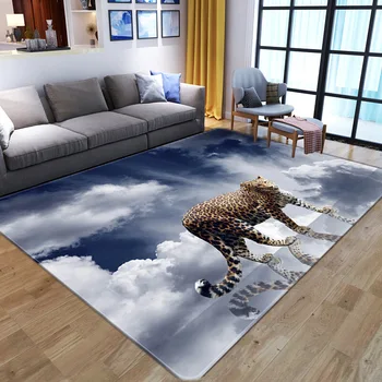 3D dzīvnieku lielu paklāju, dzīvojamās istabas, guļamistabas gultas tatami vienkārši mūsdienu paklāju vannas istaba neslīdoša mat kafijas galda, dīvāns mājas mat